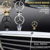 1 st 3D Zinklegering Bil Framhuv Emblem Huv Etikett Märke för Mercedes Benz W203 W204 W205 W206 W212 W213 W222 W223 E300 C200