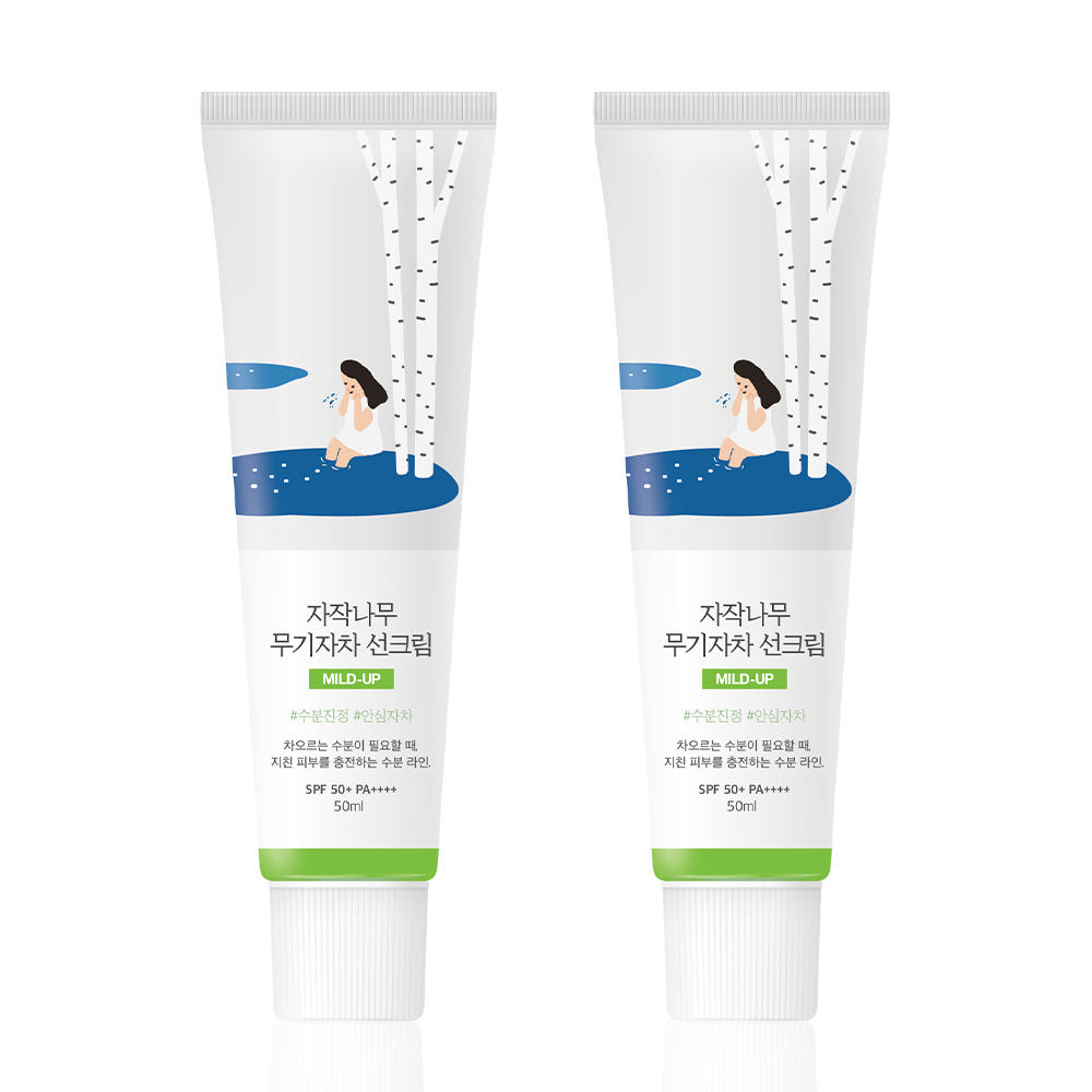 Round Lab Birch Juice Mineral Sunscreen 50ml SPF50+ PA++++ | Non-Nano Zinc Physical UV Shield + Soothing Hydration (1pc / 2pcs / 3pcs)