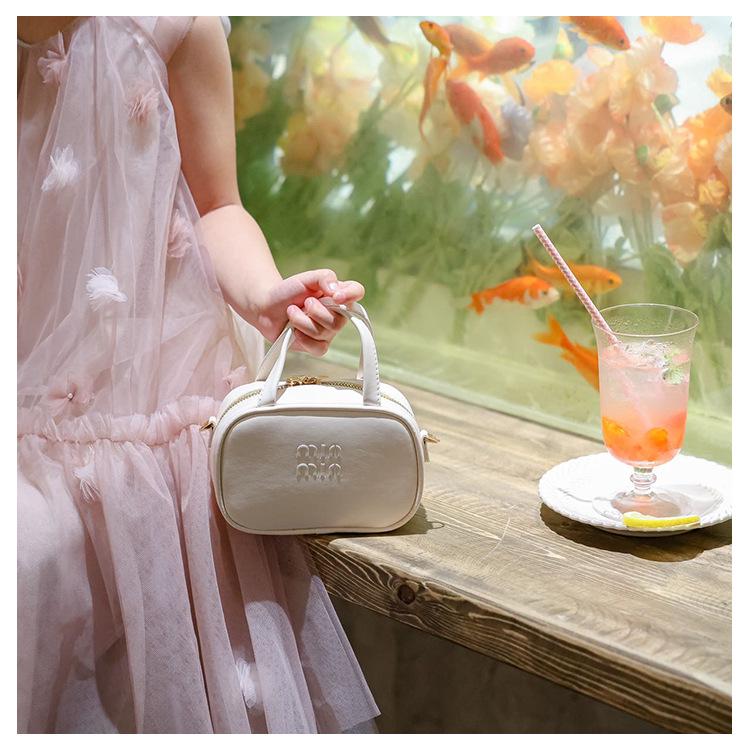 Retro Einfarbige Buchstaben Handtasche & Umhängetasche für Kinder - Vielseitiges Eltern-Kind-Münzfach