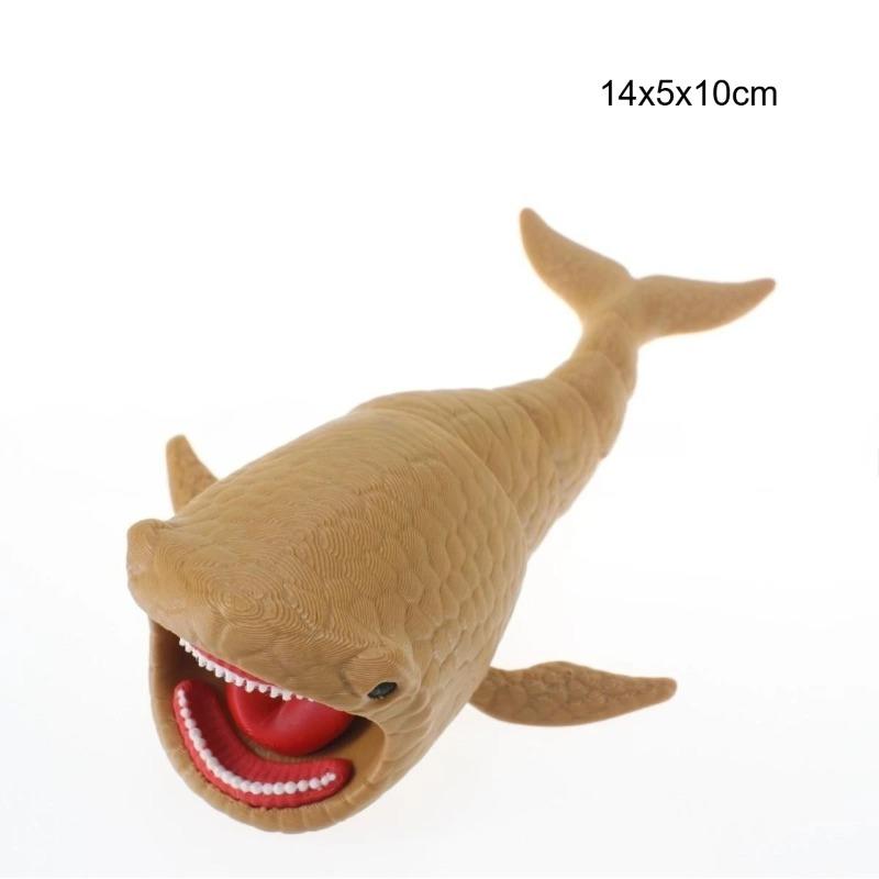 1/4pc 3D Printing Sea Eater Bloop Gran Maja Action Figure Model Toy Doll Christmas Gift Joint-movable Deep Sea Monster Figurines
