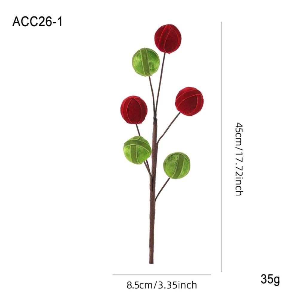 

Simulated Xmas Tree Decorations Flocking Lollipop Christmas Flowers Christmas Tree Decoration A