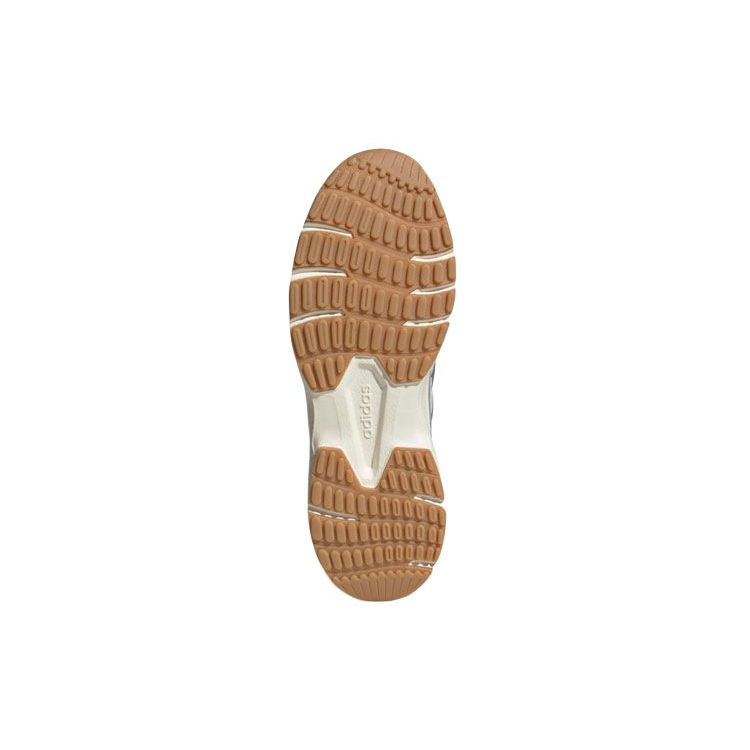 adidas Neo 90S Valasion Retro Síťovina Kůže Tlumení Protiskluzové Odolné Prodyšné Nízké Casual Běžecké Boty Unisex Teniska Šedá HP6767