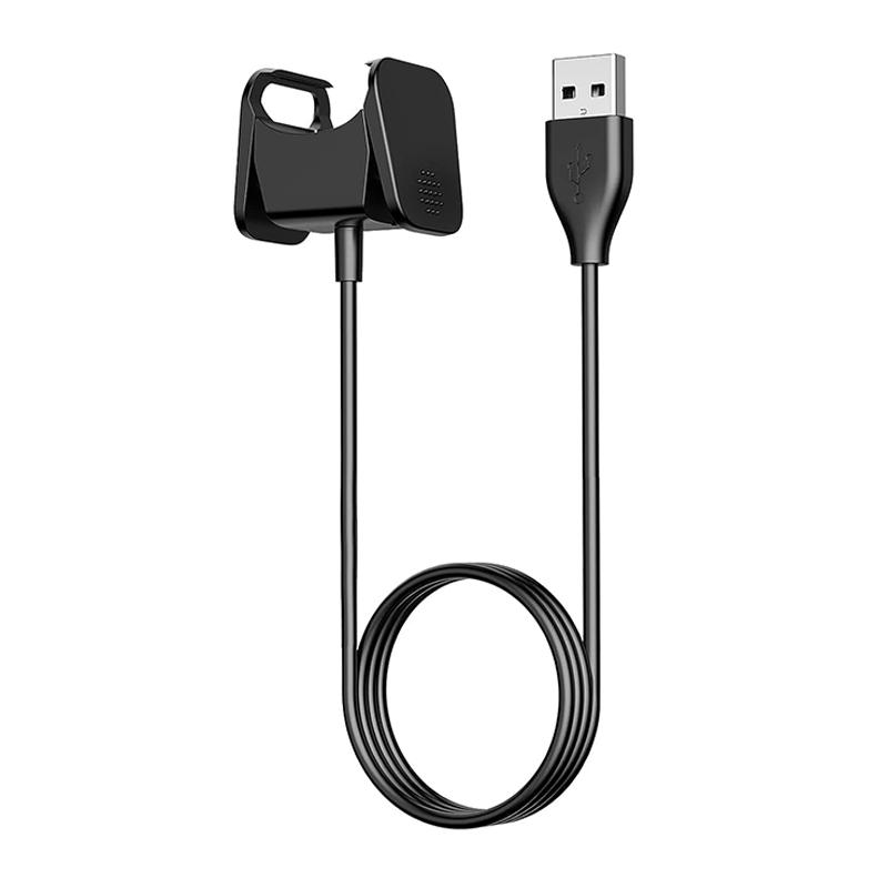 USB Cable Charger For Fitbit Charge 3/Charge 4 Charging USB Cable Dock Replaceable Charger For Fitbit Charge 4 3 Dock Adapter чёрный