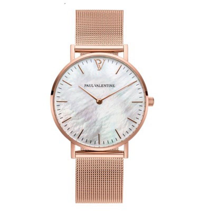 Elegant Women Fashion Gift Stainless Steel Band Analog Quartz Vintage Watch