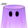 Halloween Theme Kitchen Tool 3D Printed Ghost Can Holder, Glow?in?the?Dark Soda Beverage Holder Cup Cover, Cute Tabletop Decor for Party