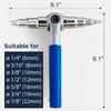 Upgrade Alloy Steel Body Copper Tube Expander Universal Tube Expander  For HVAC System