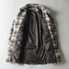 Export Surplus Stock, Label-Cut, Spring Japanese-Style Retro Woolen Plaid Shirt, Men's Long-Sleeve Korean Fashion Casual Jacket