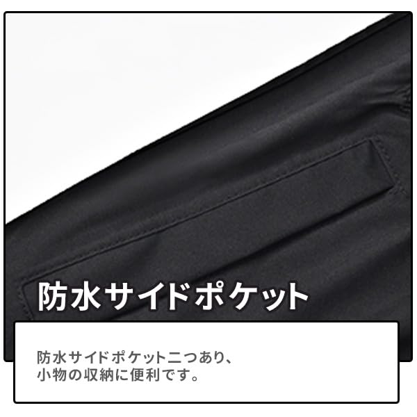 Rain Golf Pants Water Pressure Rain Water Repellent Mountain Black [Arashiyama] Women's Pants, [Waterproof Pants, Resistance 10,000mmh2o, Breathable,