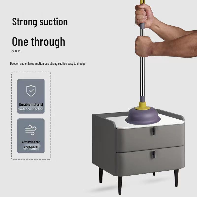 Efficient Toilet Plunger: Powerful Suction Cup Tool for Unclogging Toilets