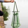 Fisherman Foldable Fishing Cage Nylon Mesh Fishing Net Bait Trap For Catching Fish Crab Crayfish