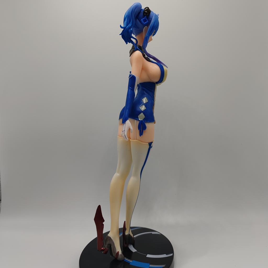 24CM Anime Game Azur Lane USS St Louis Figure Dress Standing Anime Model Toy Gift Collection Decorative Ornament Clothes Removed