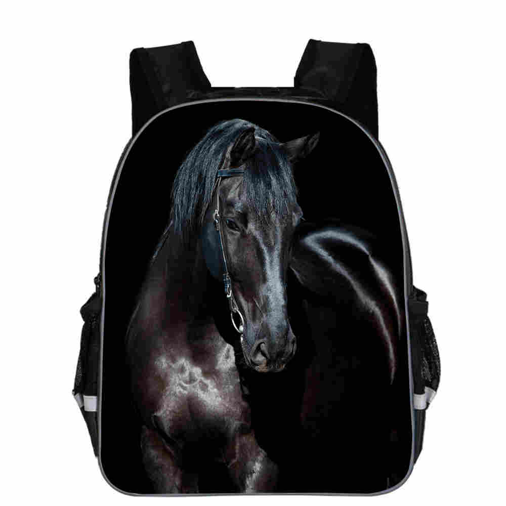 Klassiek Populair Paard T-rex Eenhoorn Notitieboek Rugzakken leerling Schooltassen 3D Print Oxford Waterdicht Jongens/Meisjes Laptop Rugzakken