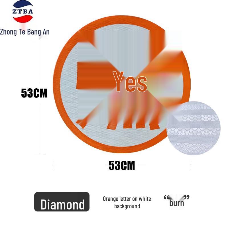 Zhongte Bangan Reflective Safety Warning Sticker 53cm