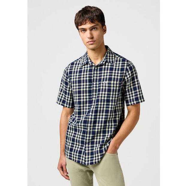 Рубашка Wrangler SS 1 PKT Shirt EU M