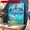 Haaland Customize Your Name Diamond Painting Round Diamond Diy Frameless Holiday Artwork Suitable For Home Office Wall Decoration