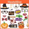 Halloween Party Photo Accessories With Paper Props For Venue Decoration And Fun Photos