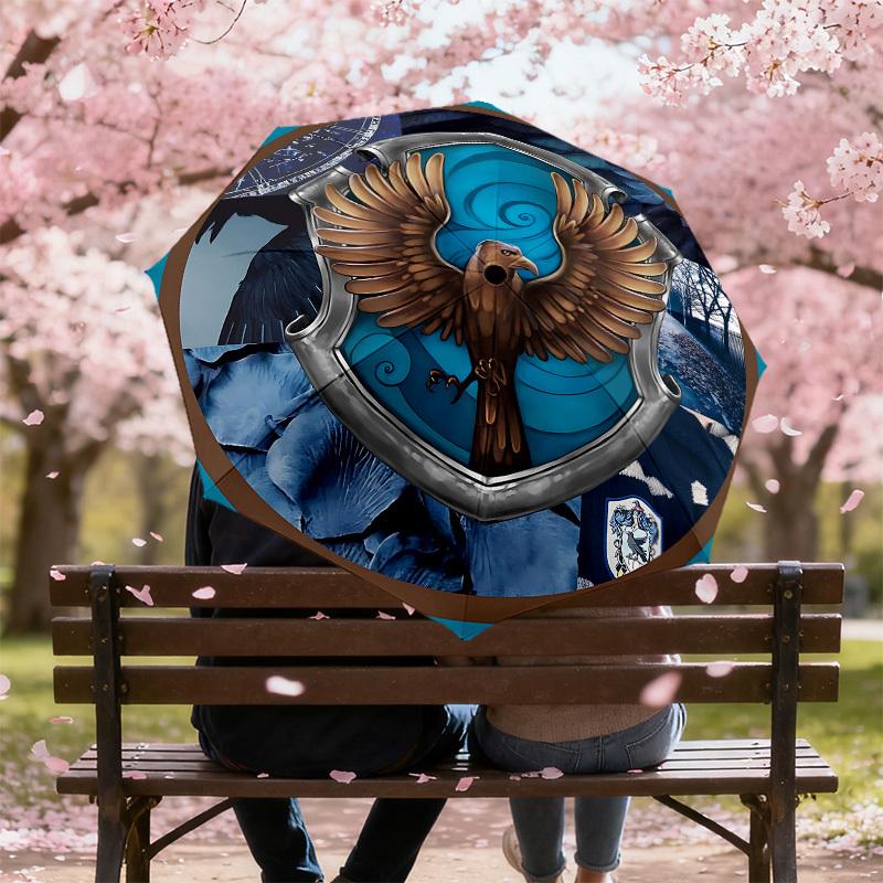 1PC Eagle Shield Umbrella-8-Rib Reinforced, Automatic Open, Lightweight & Durable, Cute Fashion Accessory for Outdoor, D2697
