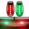 Blue/Red/Green Safety Light Clip On Waterproof Cycling Lamp Navigation LED Lights  Yacht Motorboat