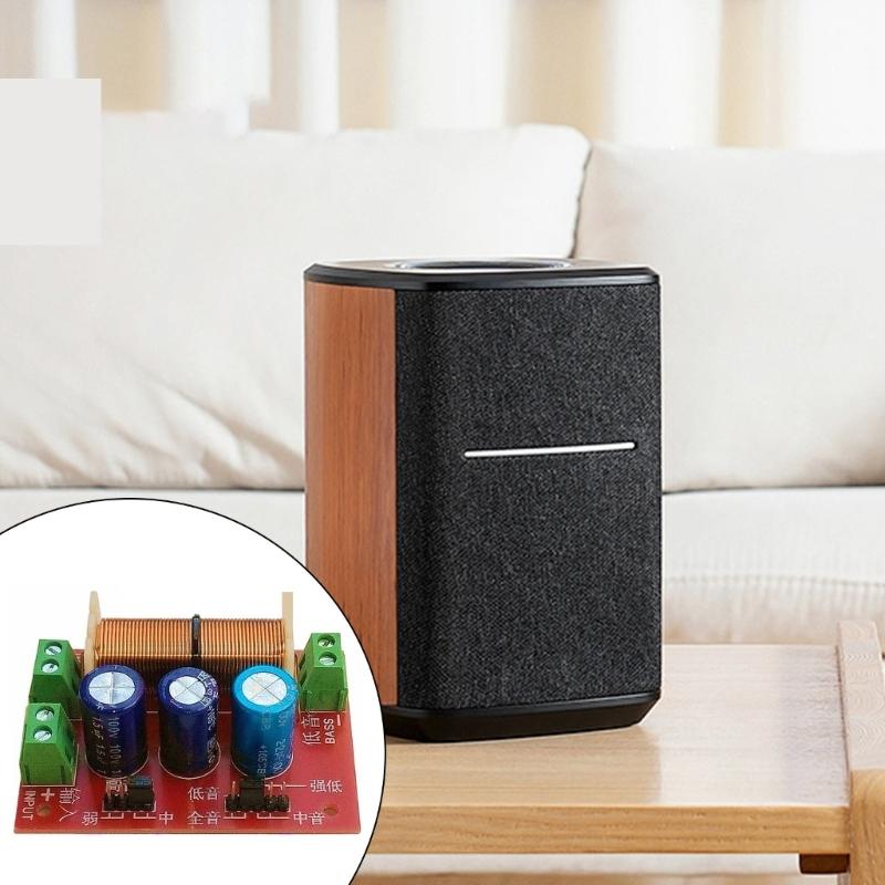 Professional 400W Speaker Crossover Filters Audios Frequency Divider for Trebles/Bass with Adjustable Frequency Divider