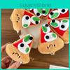 Adorable Plush Pizza Keychain Toy Cute Cheese Bag Charm For Kids And Adults