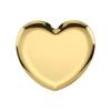Premium Stainless Steel Heart-shaped Tray Cute Design Cute Ring Metal Tray Multi-Functional Creative Spoon Rest Household