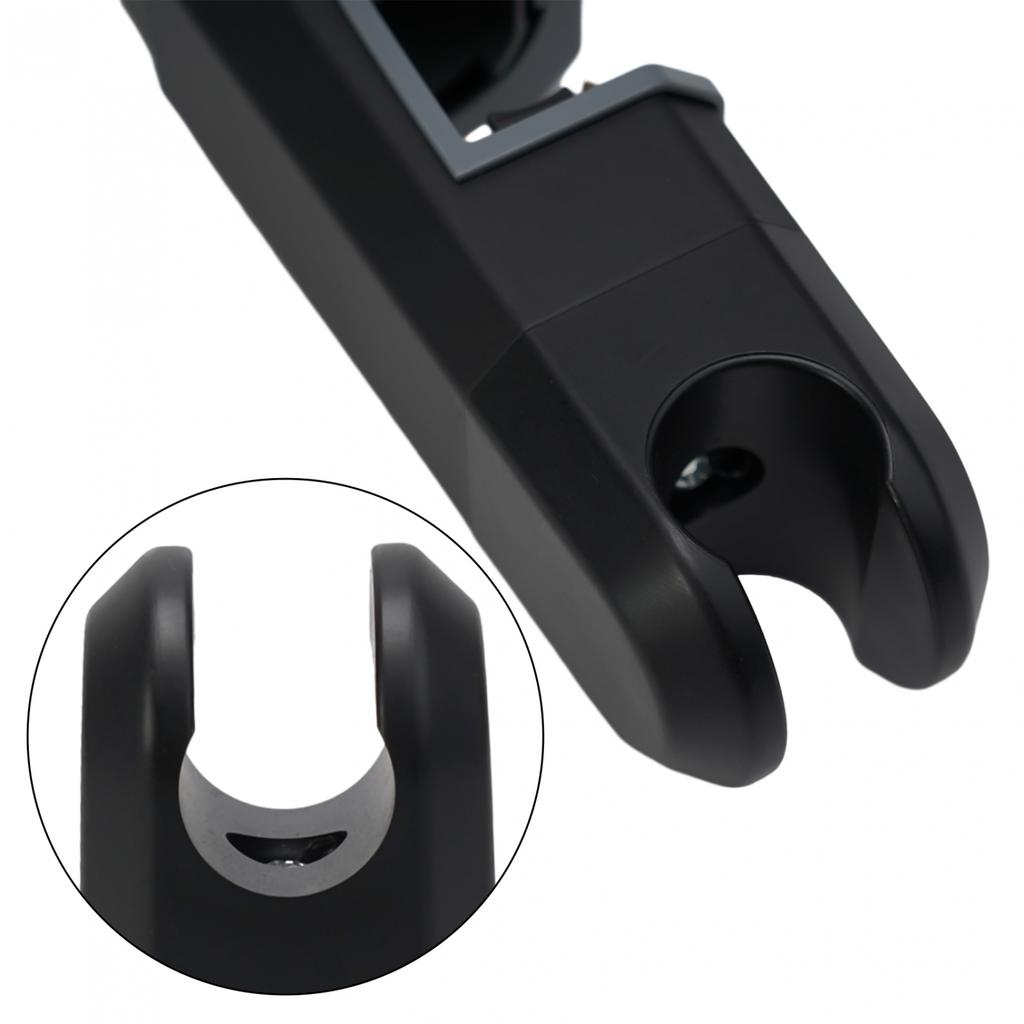 Universell 15mm-30mm Krom Duschstång Huvudglidare Stånghållare Justerbart Fäste