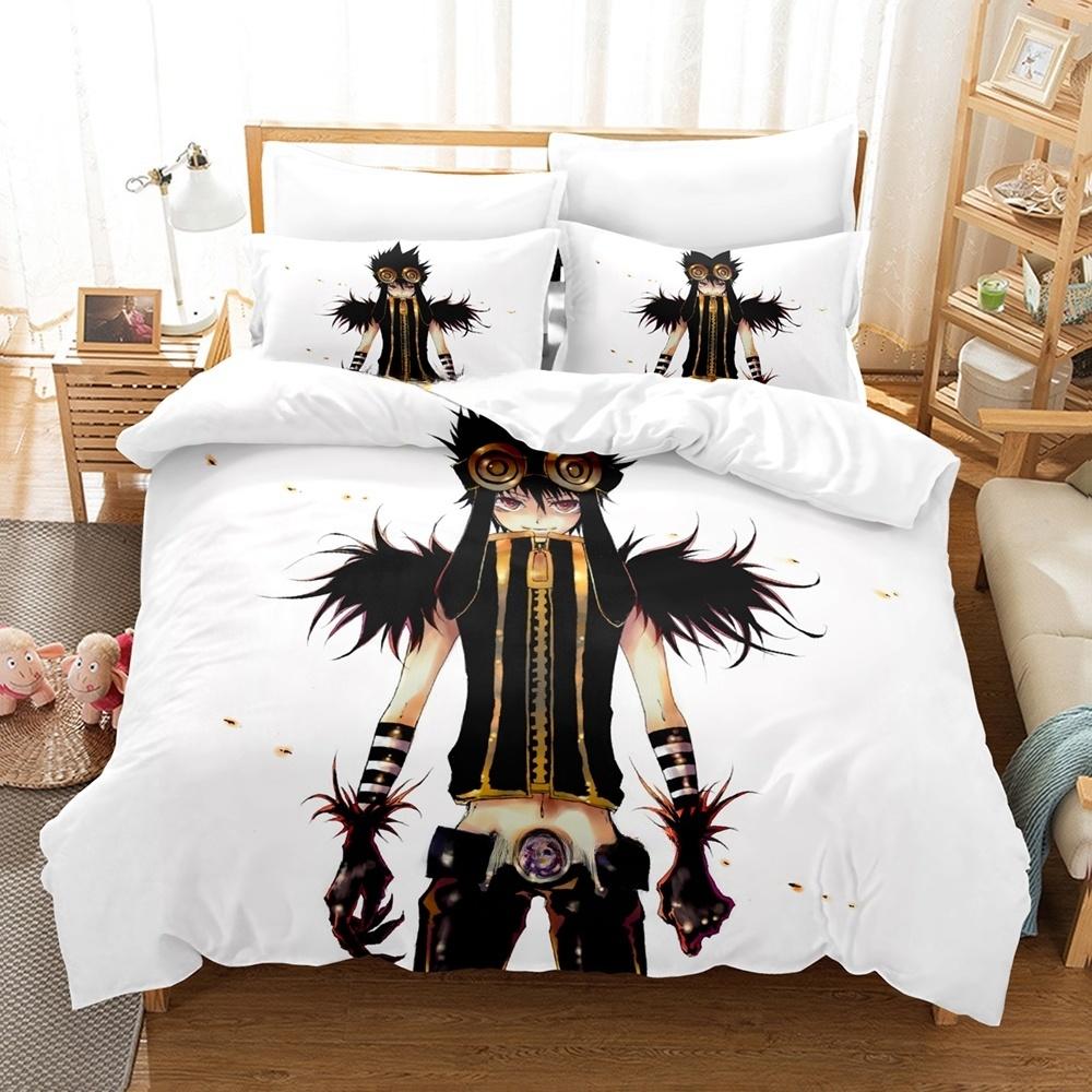 3D Printing Anime Bed Sheet Set Bakuman Bedding Set Single Twin Full Queen King Size Bed Set Adult Kid Bedroom Duvet Cover Sets