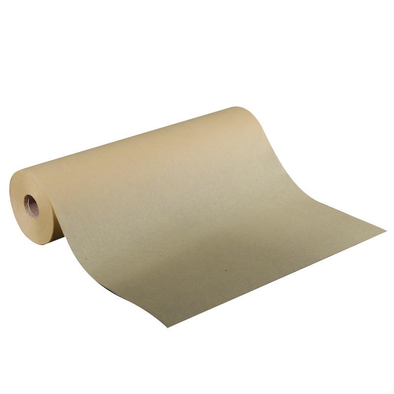 Retro Rough Edge Bamboo Pulp Long Scroll Calligraphy and Painting Paper - Thickened, 100 Meters