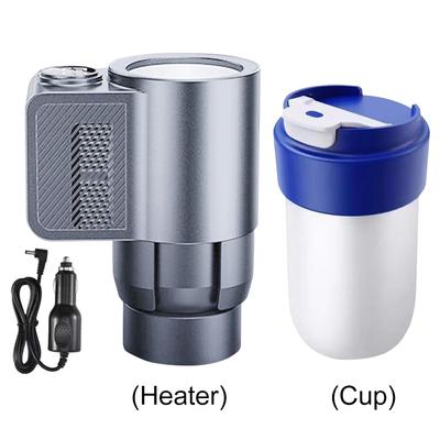 2-in-1 Smart Heiß-Kalt-Becher mit digitaler Temperaturanzeige Auto-Isolierung Getränkekühler-Tasse 12V für Familie Outdoor Roadtrip