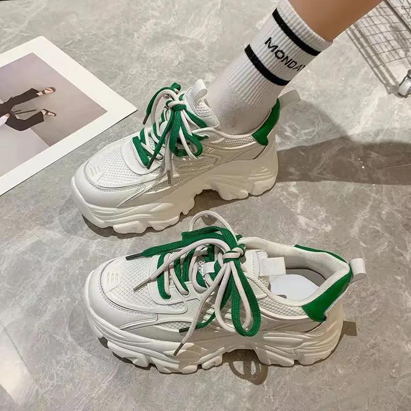 Women's Casual Shoes Mesh Breathable Platform Sneakers Versatile Fashion Designer High Quality Walking Shoes Zapatillas