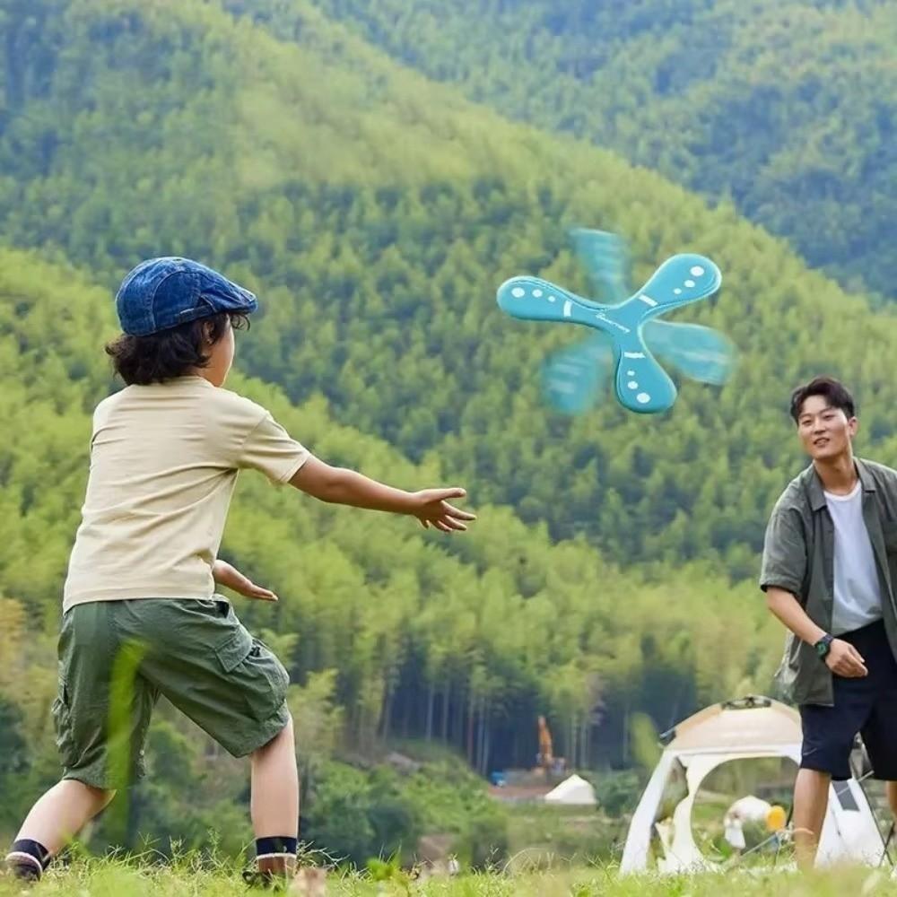 Interactive Children's Boomerang Toys 360 Degrees Returning Spinner Foam Boomerang Toys  Adult-kids