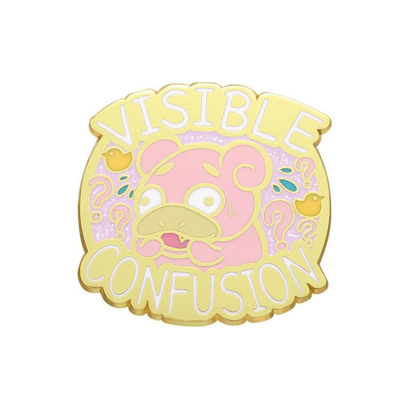 

Cartoon Animal Adorable Enamel Brooch With Unique Surprised Bear Style For Personal Flair