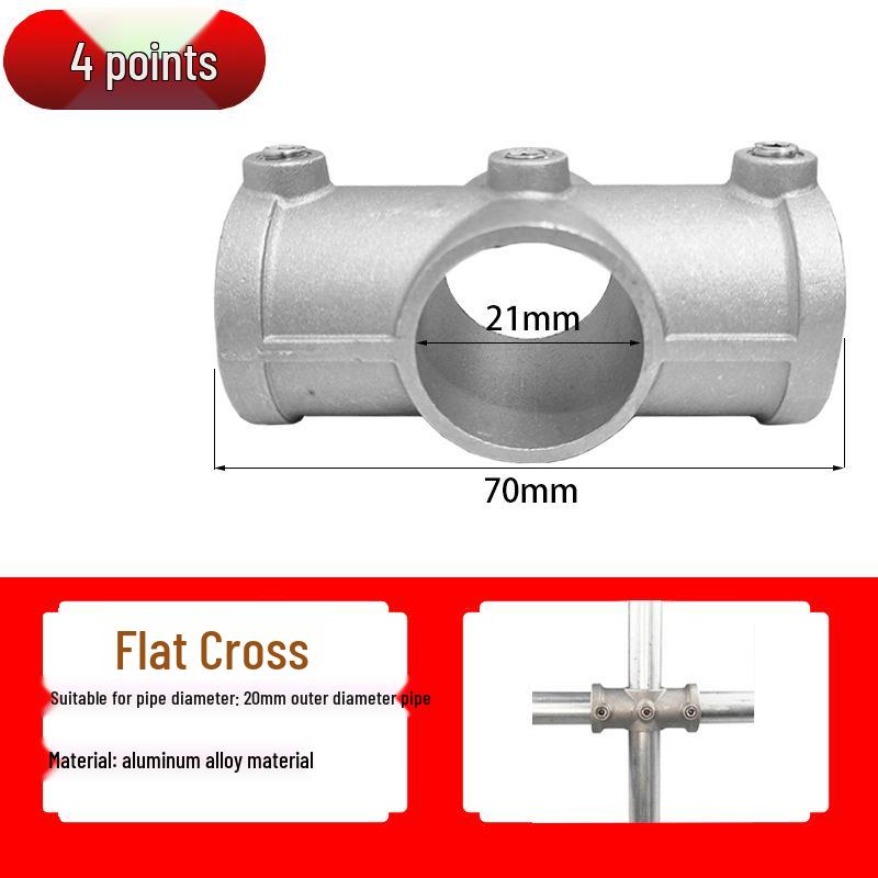 20/25/32mm Stahlrohrverbinder: Verzinkter 6-Punkt Rundbogen-Verbindungsbefestiger
