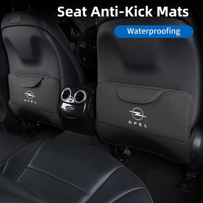 AAAYQ1 Car Seat Anti-Kick Pad Seatback Storage Protector Cover Accessories For Opel Astra Insignia Corsa Zafira Meriva Mokka Vivaro