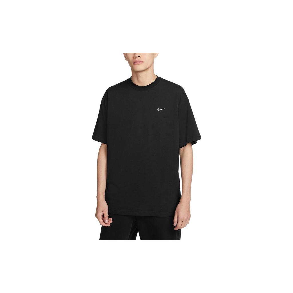 Nike Lab Solo Swoosh Essential Sports Short Sleeve T-Shirt Men Tops Black DA0321-010