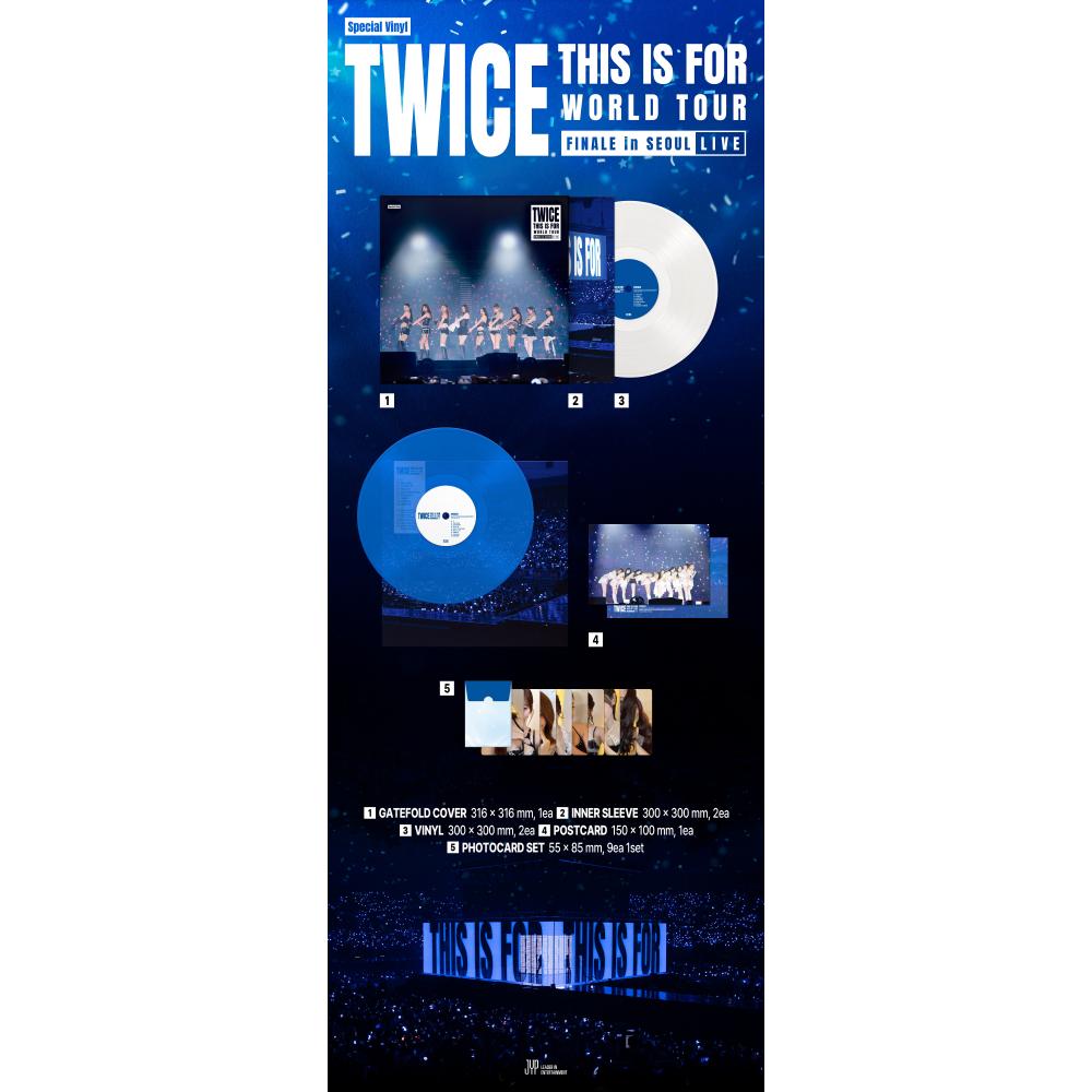 Pre-order TWICE THIS IS FOR World Tour Finale In SEOUL LIVE Special LP Ver. & POB