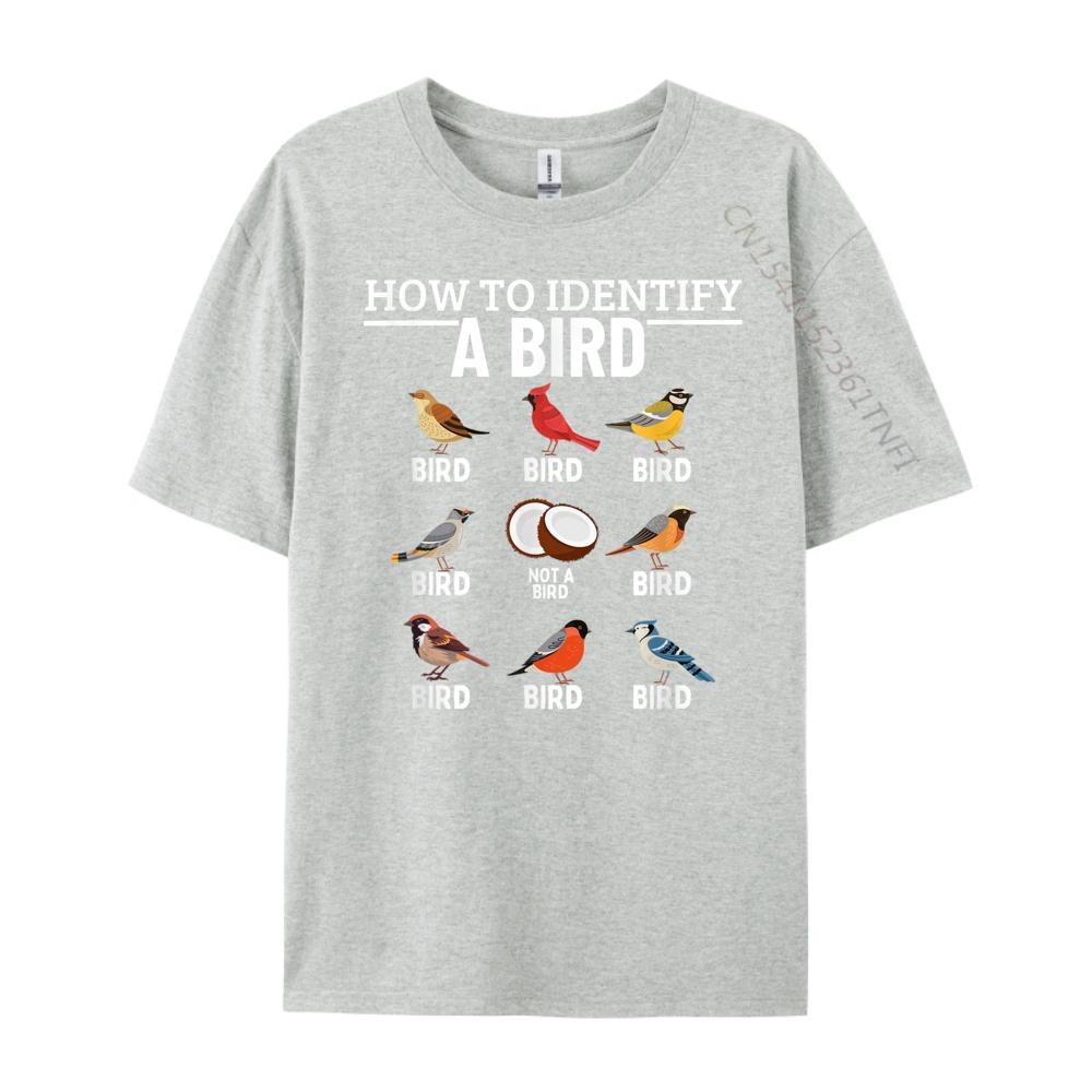 How To Identify A Bird Funny Bird Watching Brand T Shirt TShirt Tee Shirt  Hip Hop