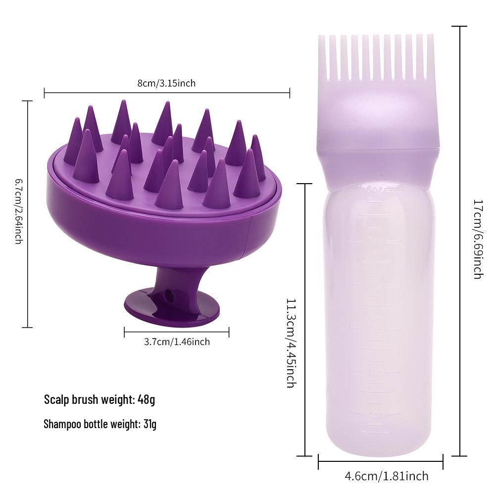 

Набор трансграничной массажной шампуневой щетки и бутылки для краски для волос – В наличии