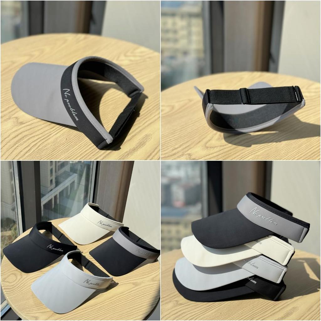 Sun Visor for Women and UV Protection Wide Sunshade UV Sunburn Elastic Size [Weuiean] Men, Cap, Brim, Hat, Protection, Prevention, Cord, Adjustable,
