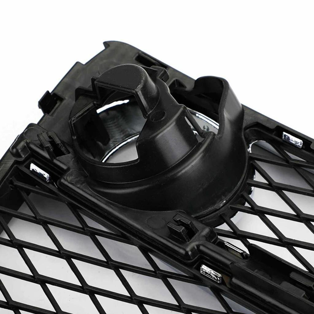 Left/Right Replacement Mesh Grille with Trim Intake Cover Front Bumper Fog Lamps Frame Grille 51117312605 Auto Accessory