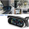 Digital Water Temperature + Voltmeter 2 in 1 LCD Auto Display with Water Temp Sensor 10mm 1/8NPT Fit For 12V~24V Car Customized