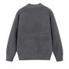 Men's Retro Color Block Thick Knit Cardigan Sweater for Autumn/Winter