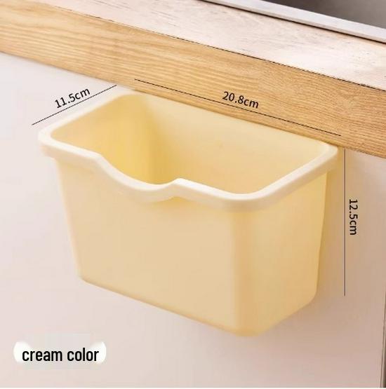 Wall-Mounted Hanging Trash Can for Home or Dorms
