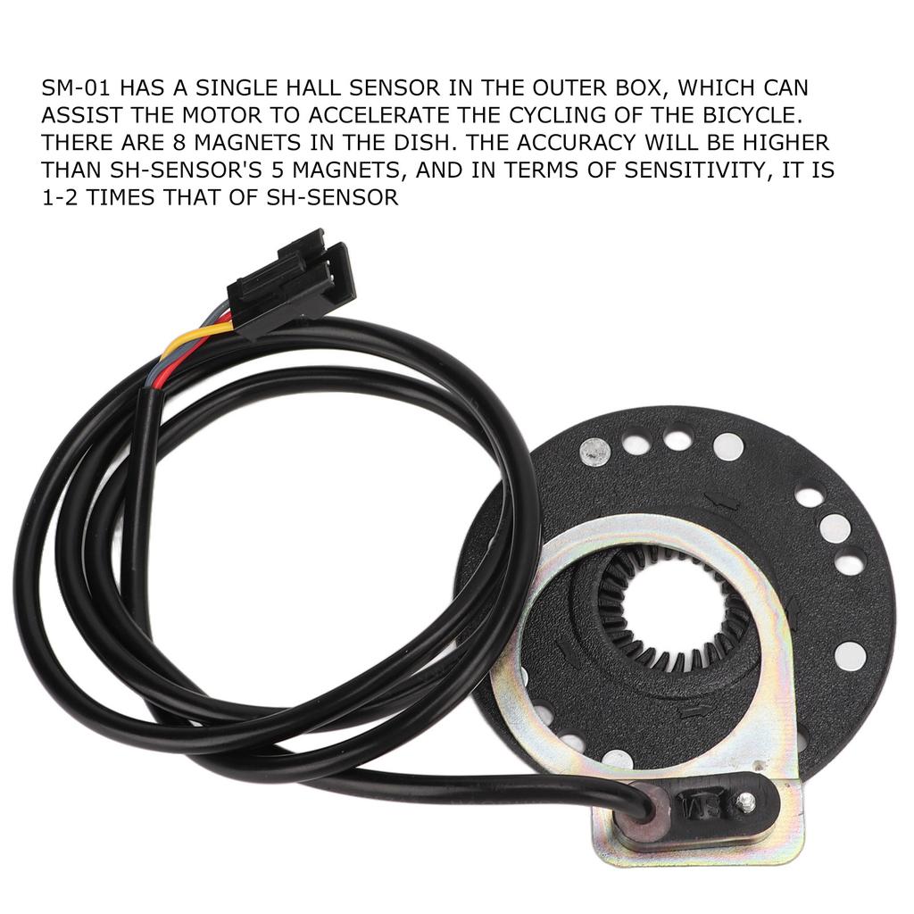 Electric Bicycle Pedal Sensor 8 Magnetic Single Hall Sensor Assist Sensor Foot Pedal Assist System Kit