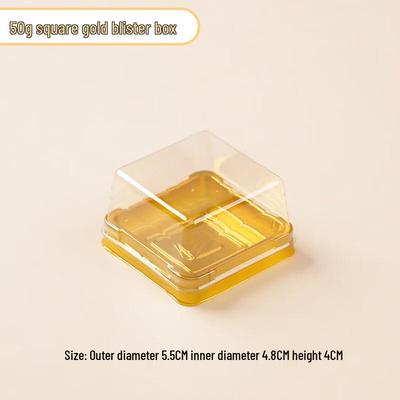 Transparent Mooncake Blister Packaging Box