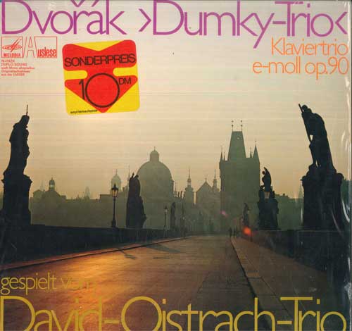 

LP Record DVORAK DAVID OISTRACH TRIO Klaviertrio Emoll Op. 90 78419ZK MELODIA AUSLES Germany Classical Used