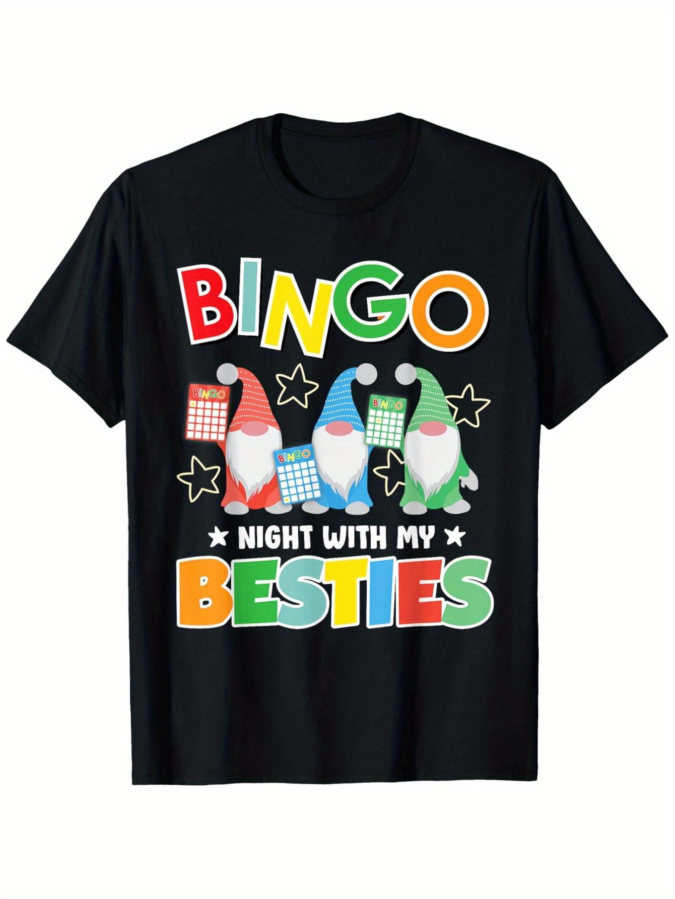 Bingo Friends BINGO NIGHTS with MY BESTIES funny Bingo T-Shirt S разноцветный