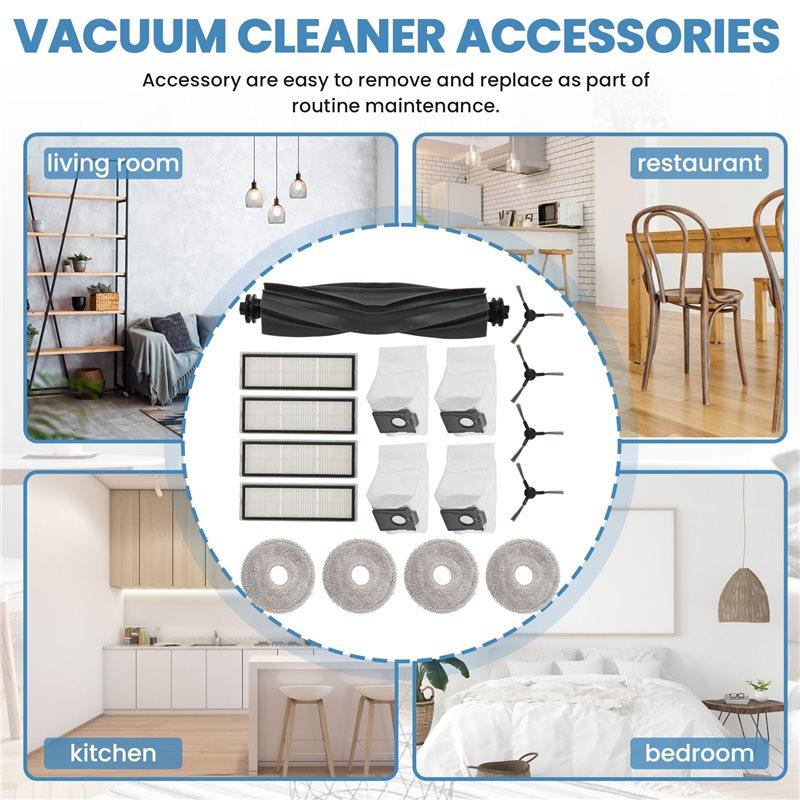 A74E-For Dreame Bot L10s Plus Replacement Parts Accessories Main Side Brush Hepa Filter Mop Cloth Dust Bag