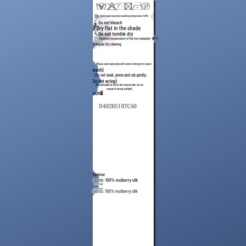 Sancai 2025 Letní hedvábná halenka z morušového hedvábí Dvoudílná sada