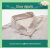 Men's Bamboo Cotton & Linen Retro Tang Suit Shirt for Spring/Summer - Long-Sleeved Kung Fu Tai Chi Tea Service